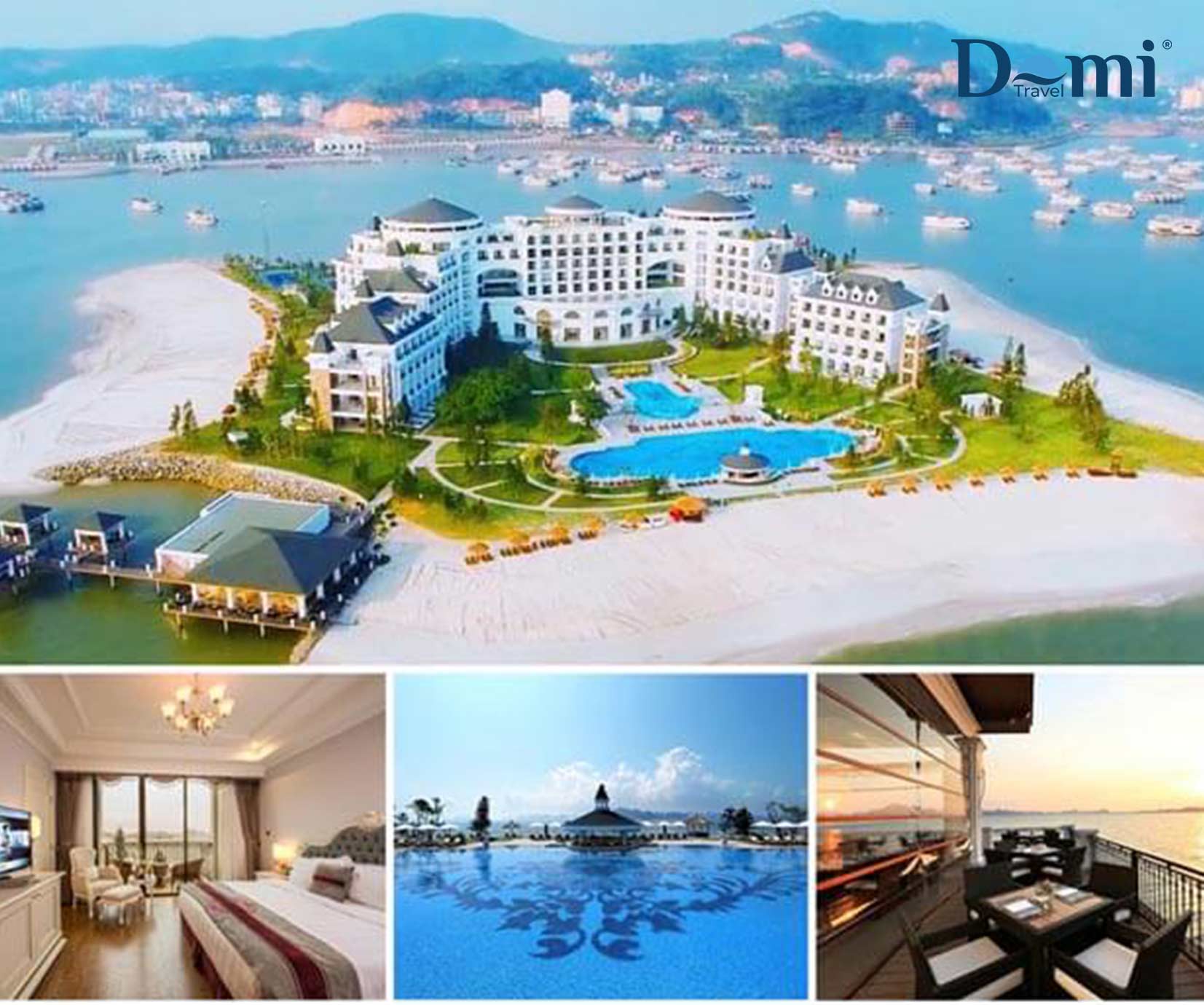 Thiên đường nghỉ dưỡng tại Vinpearl Resort & Spa Hạ Long với gói Booking khách sạn nghỉ dưỡng đẳng cấp 5 sao tại Vinpearl Resort & Spa Hạ Long + Xe đón tiễn tại Sân Bay