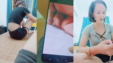 深圳母女，在线征女婿，为女儿发愁，我闺女没事就在家抠逼，说话又色又骚，母女一起黄播，给劲！ (2)